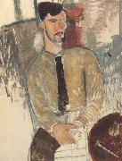 Amedeo Modigliani Henri Laurens assis (mk38) oil painting on canvas